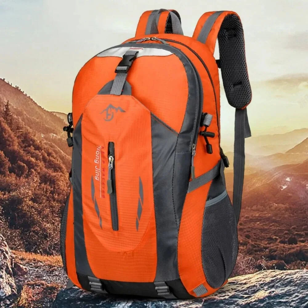40L Lightweight Hiking Backpack Breathable Water Resistant Daypack For Men Women Sturdy Multi-Sport Rucksack For Camping Cycling Ski Climbing Trekking Great For Outdoor Activities And Daily Travel TechVisio