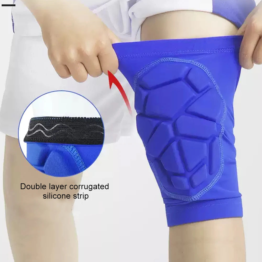 Genouillères de Compression Sport EVA Anti-Glisse Respirantes – 3 Coloris 4 Tailles TechVisio