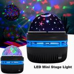 LED Starry Galaxy Projector Light RGB Smart Remote Control Star Aurora Lamp KTV USB for Home Room Camping Wedding Decorations TechVisio