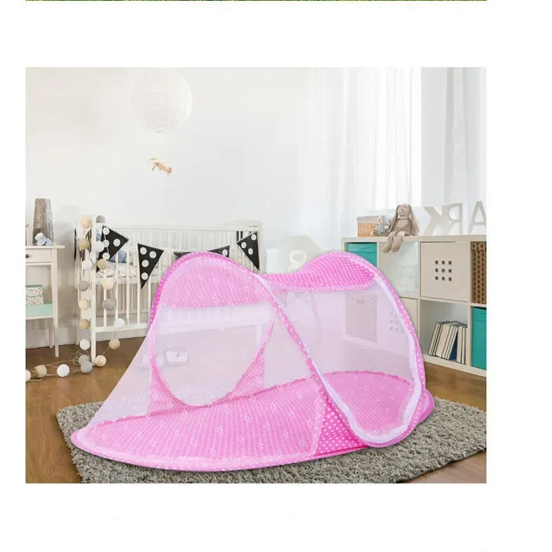 0-3Years Portable Foldable Baby Netting Polyes Newborn Sleep Bed Travel Baby Mosquito Nets Travel Bed Netting Play Tent Children TechVisio