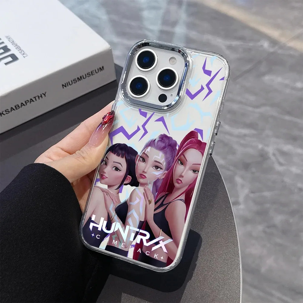 Coque iPhone Anime KPop Demon Hunter – Silicone Transparent