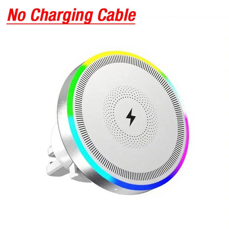 Support Voiture VIKEFON RGB – MagSafe | Sans Fil | 360° | iPhone 12-16