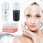 Nano Mister 30 ml Mini Face Humidifier Portable Facial Sprayer USB Rechargeable Handy Skin Care Machine for Face Hydrating TechVisio