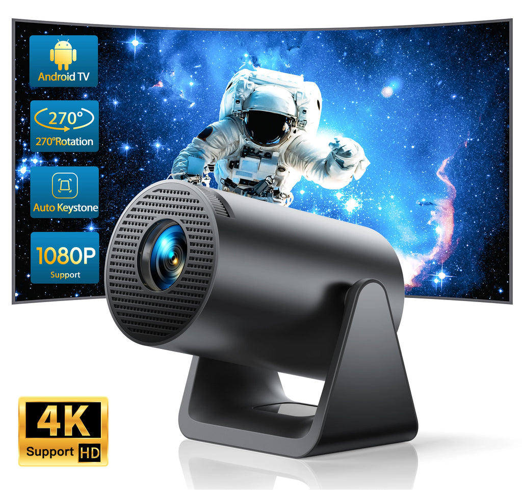WIMIUS L1 – Tragbarer Android 11 Beamer 300 ANSI 1080P