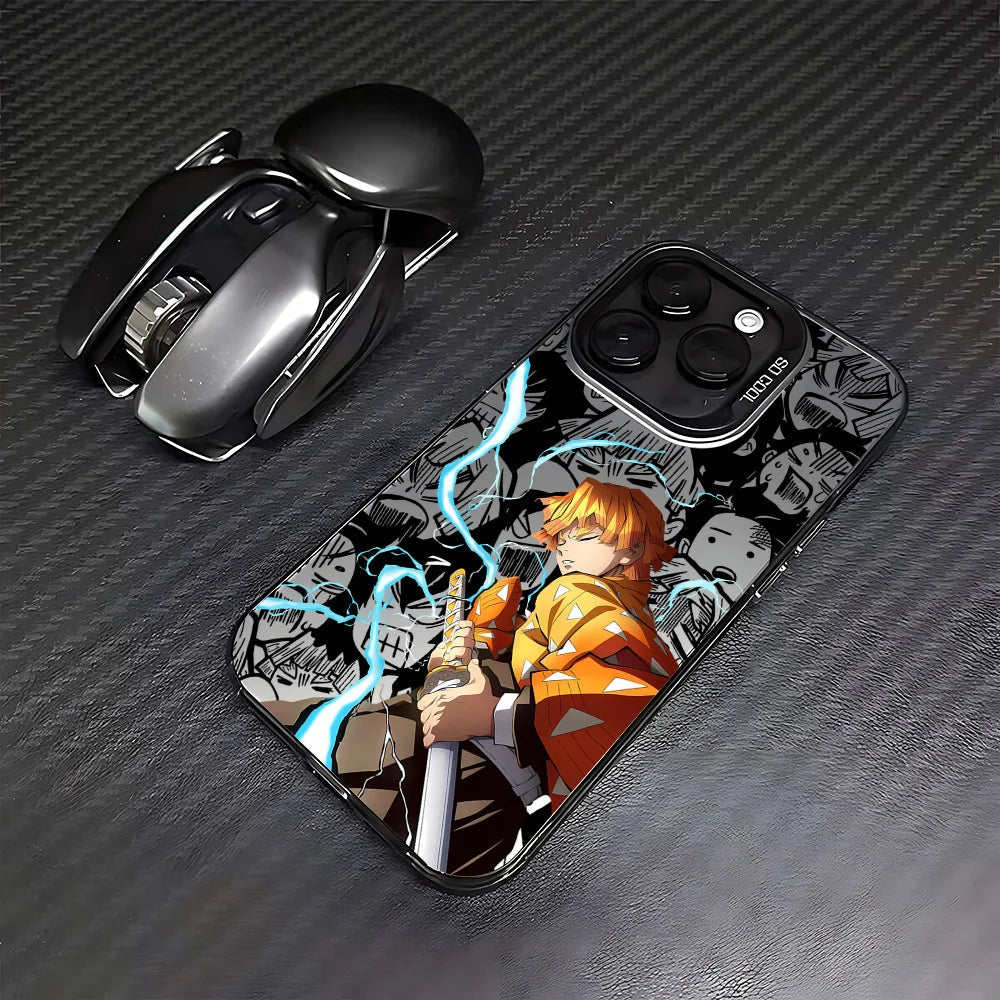 Anime D-Demons Slayers Phone Case for IPhone 16e 16 15 14 13 12 11 Mini Pro Max X XR XSMAX 8 7 Plus Anti Fall Matte Back Cover TechVisio