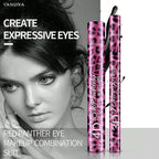 YANQINA Liquid Eyeliner Pencil 4D Waterproof Mascara Set Cosmetics Eye Liner Thick Curling Mascara Eyebrow Pencil Eyes Makeup TechVisio
