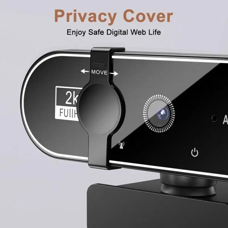 4K Webcam Video Camera 2K Autofocus Streaming Web Cam With Microphone Full HD 1080P Webcams for PC/Computer/Laptop TechVisio