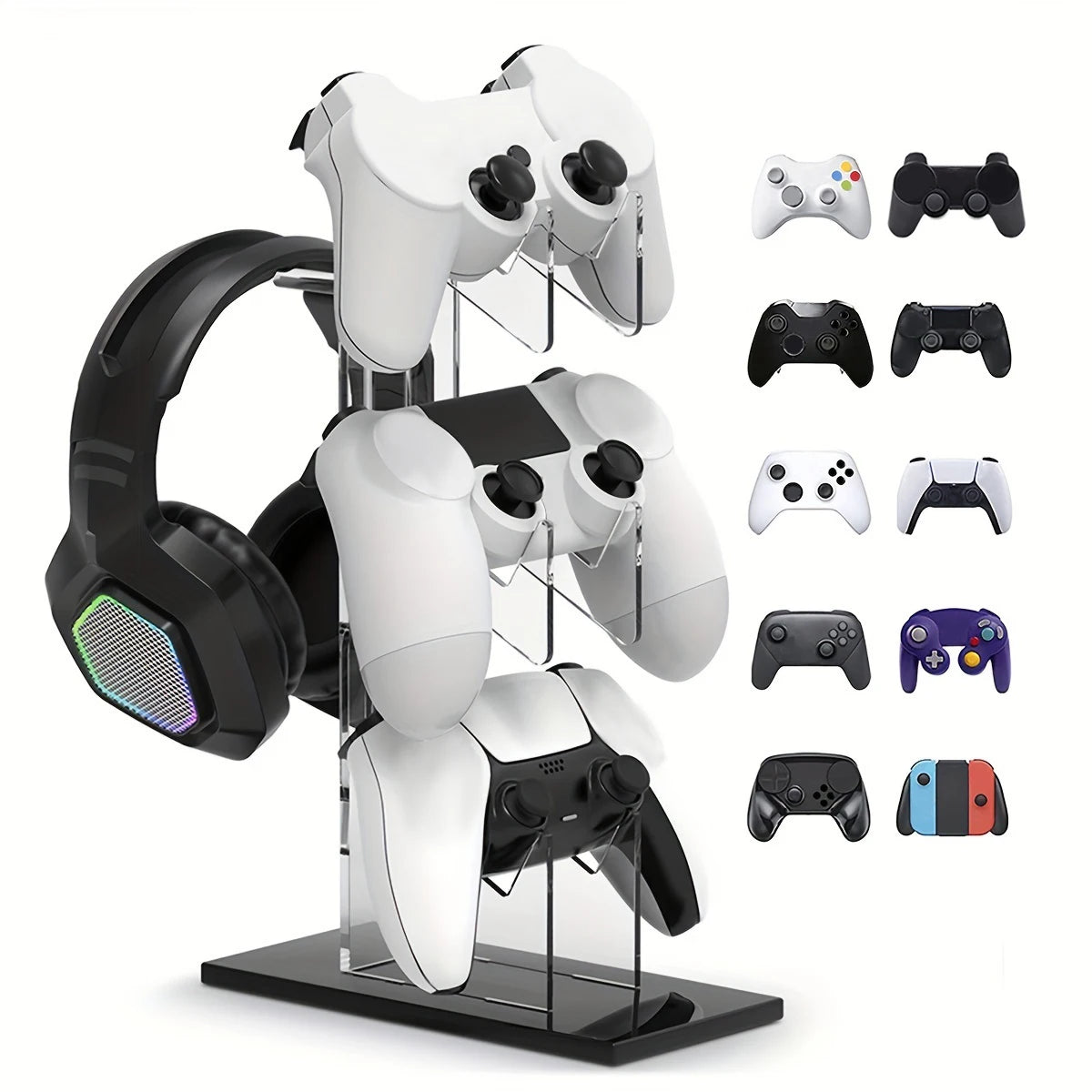 Halterung für Controller & Gaming-Headset LOKPAD – 3 Stufen | PS5 PS4 | 4 Farben