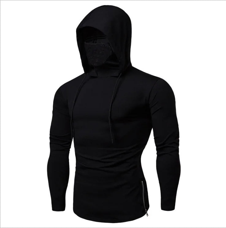 2026 Men Solid Color Hoodies Autumn Leisure Fitness Sweatshirt Men's Thin Sweater Hooded Long-Sleeved Hoodie M-5XL TechVisio