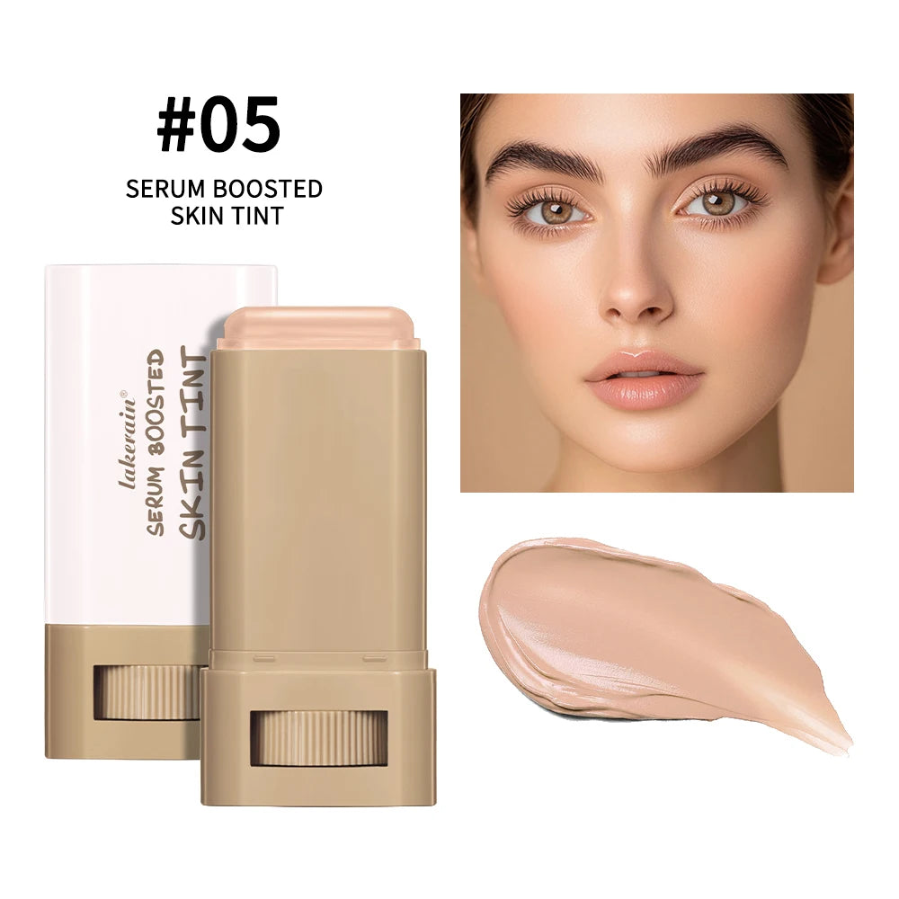 New Balm Serum Boosted Skin Tint Silky Texture Moisturizing Coverage Plumper Even Skin Tone Best Stick Foundation Travel Makeup TechVisio