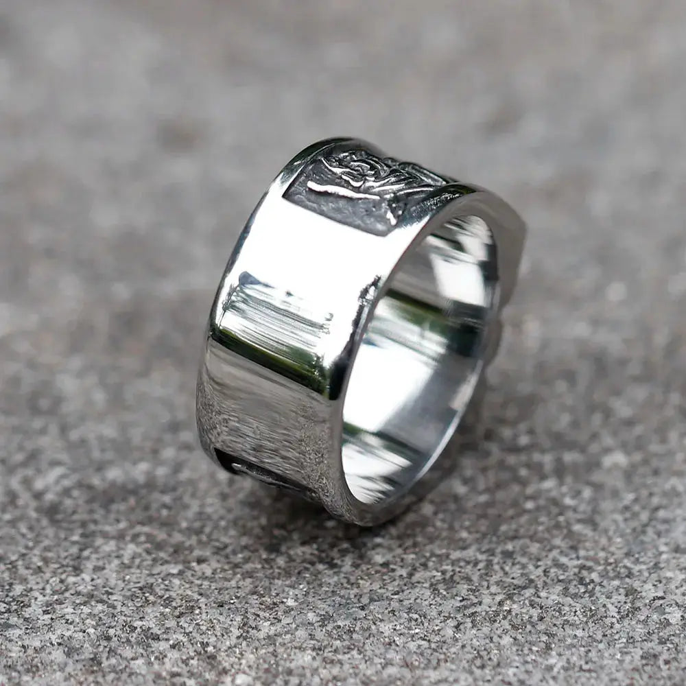 Bague Skull Vintage Vikingar Lin