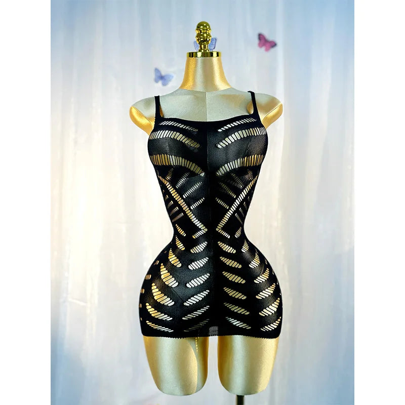 Sexy Cover Up Hollow Out Fishnet Dress without Bikini Summer Holiday DSH602 TechVisio