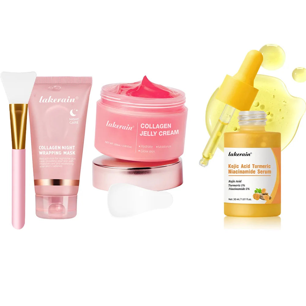 Korean Deep Collagen Mask Peel Off Mask Face Anti Wrinkle Lifting  Skin Care Masks Bio Pack Night Wrapping Woman Overnight Skin TechVisio