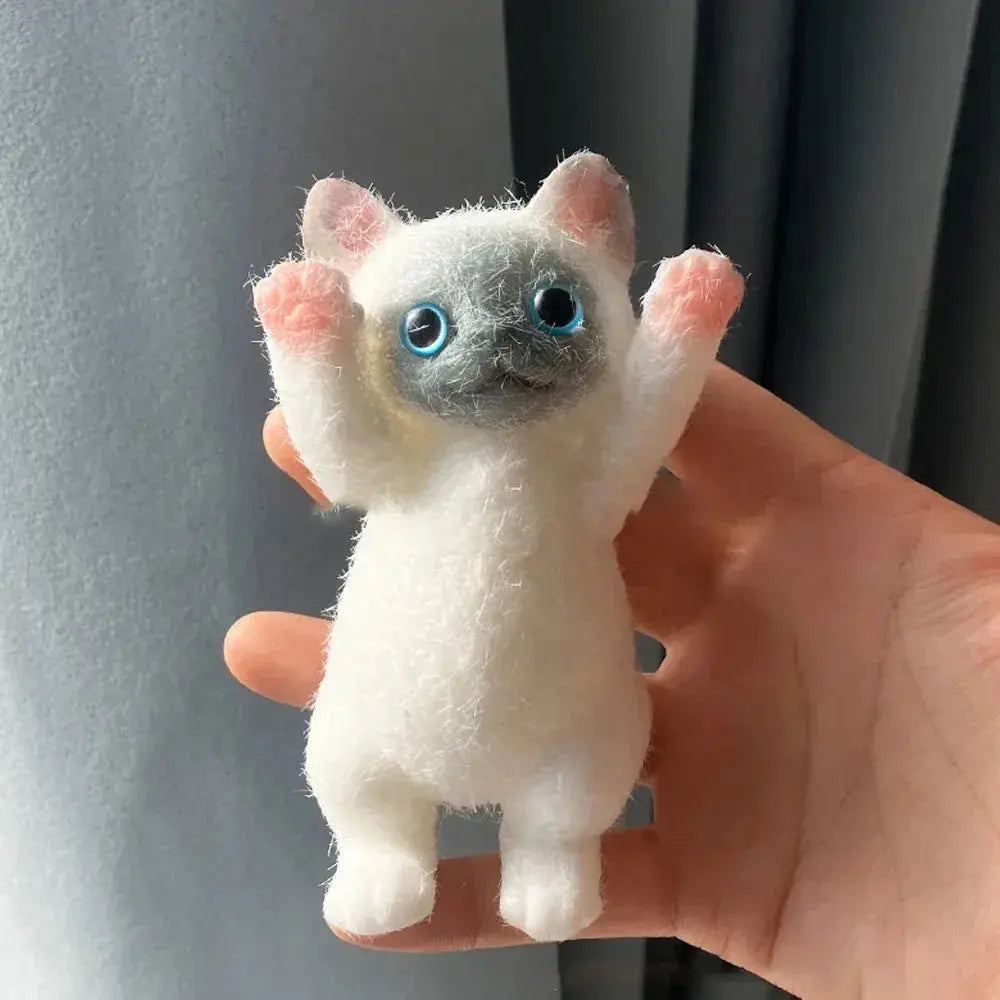 Chat Squishy Anti-Stress GSF 13cm – Jouet Squeeze Mignon, Cadeau Enfants & Adultes TechVisio