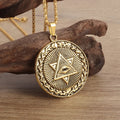 Eye of Horus, Eye of God Necklace, Rotatable Evil Eye Pendant, Men's Trendy Retro Weird Egyptian Amulet Jewelry TechVisio