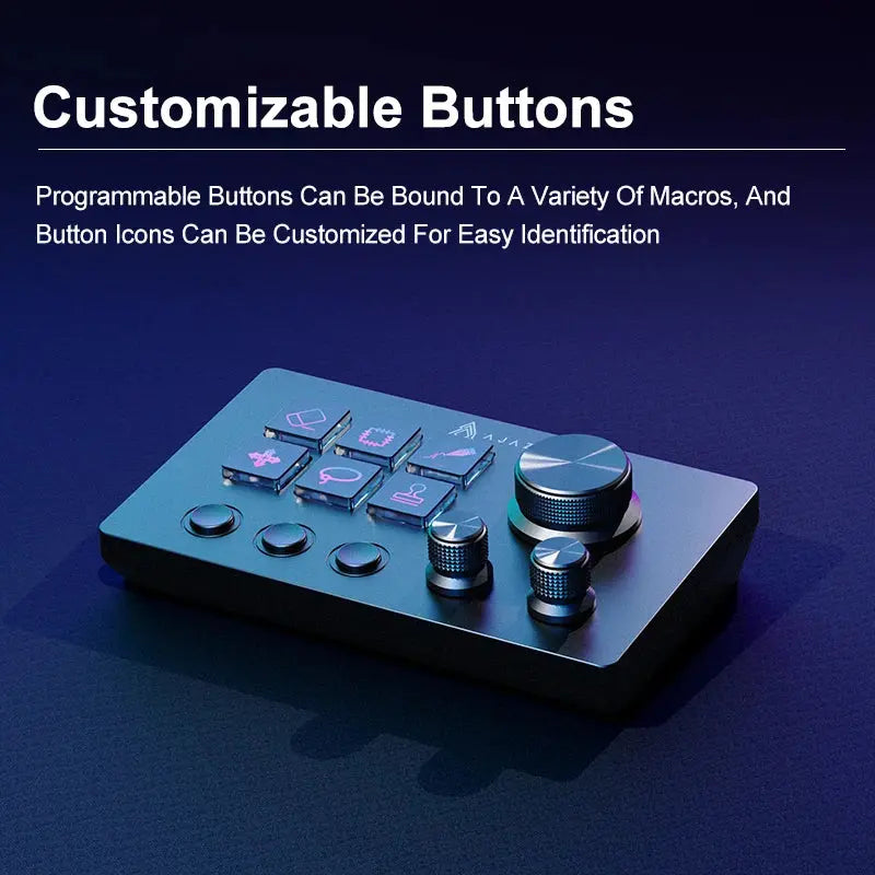 Clavier Macro Programmable Ajazz AKP03E/153E – Mini Console Bureau, Multi-Scénarios TechVisio