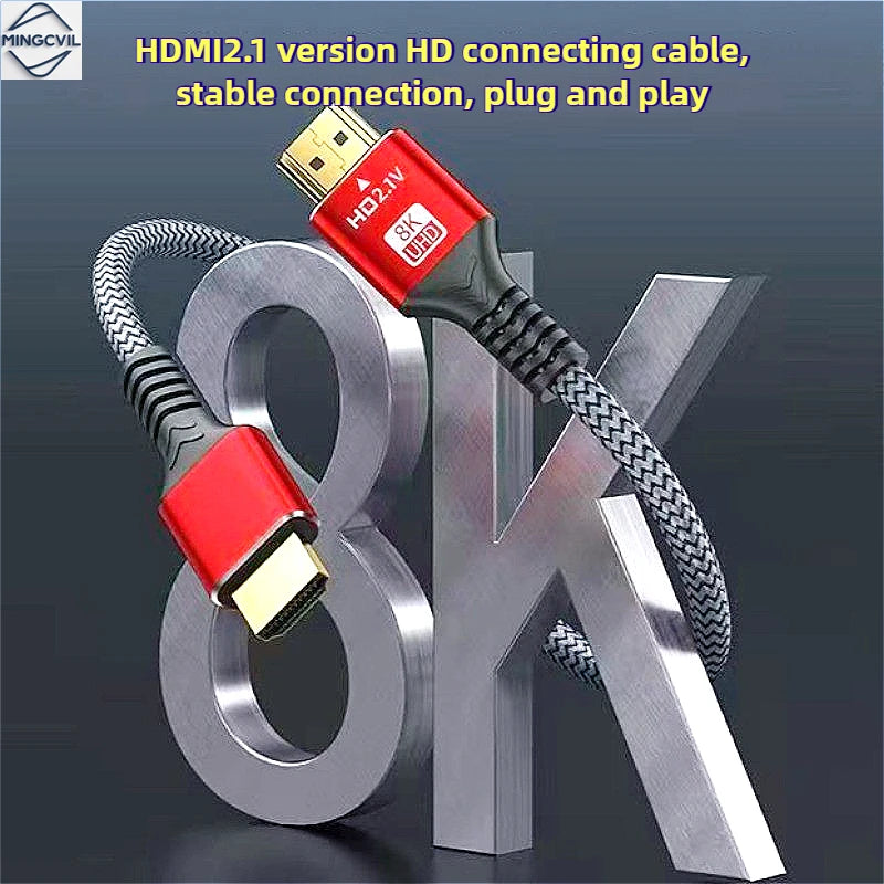 MINGCVIL HDMI 2.1 Kabel – 8K 60Hz | 4K 120Hz | 48 Gbit/s | 0,5m bis 5m