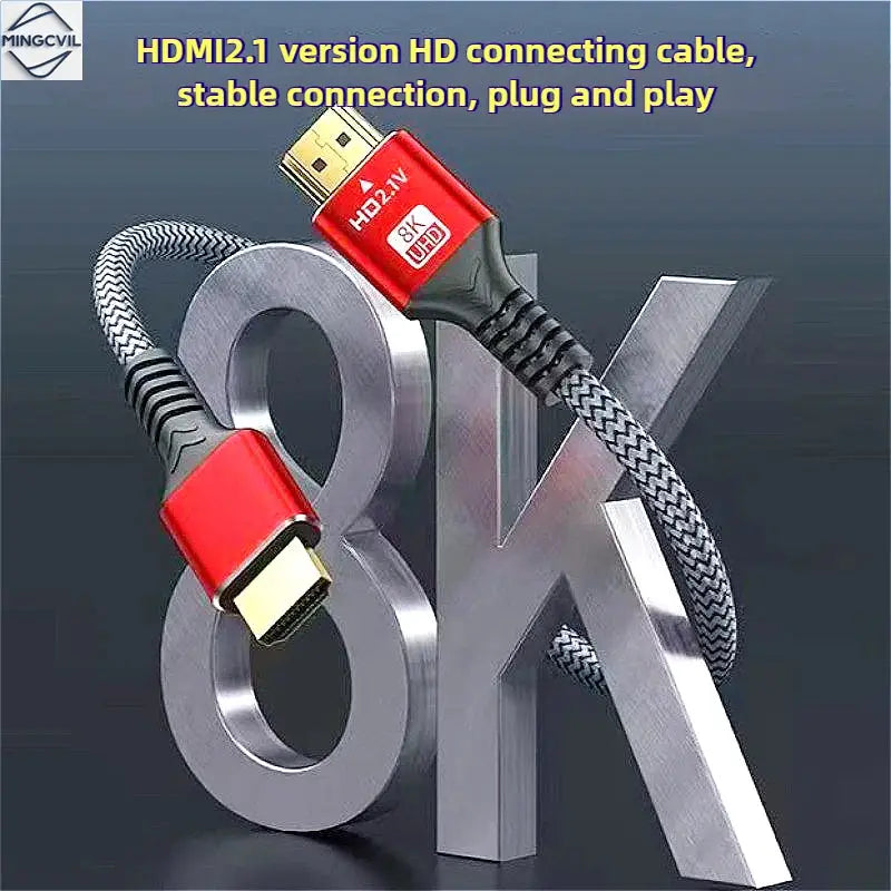 Câble HDMI 2.1 MINGCVIL – 8K 60Hz | 4K 120Hz | 48Gbps | 0,5m à 5m TechVisio