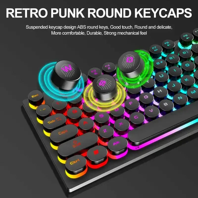 Clavier Mécanique Gaming RGB 104 Touches – Switch Black