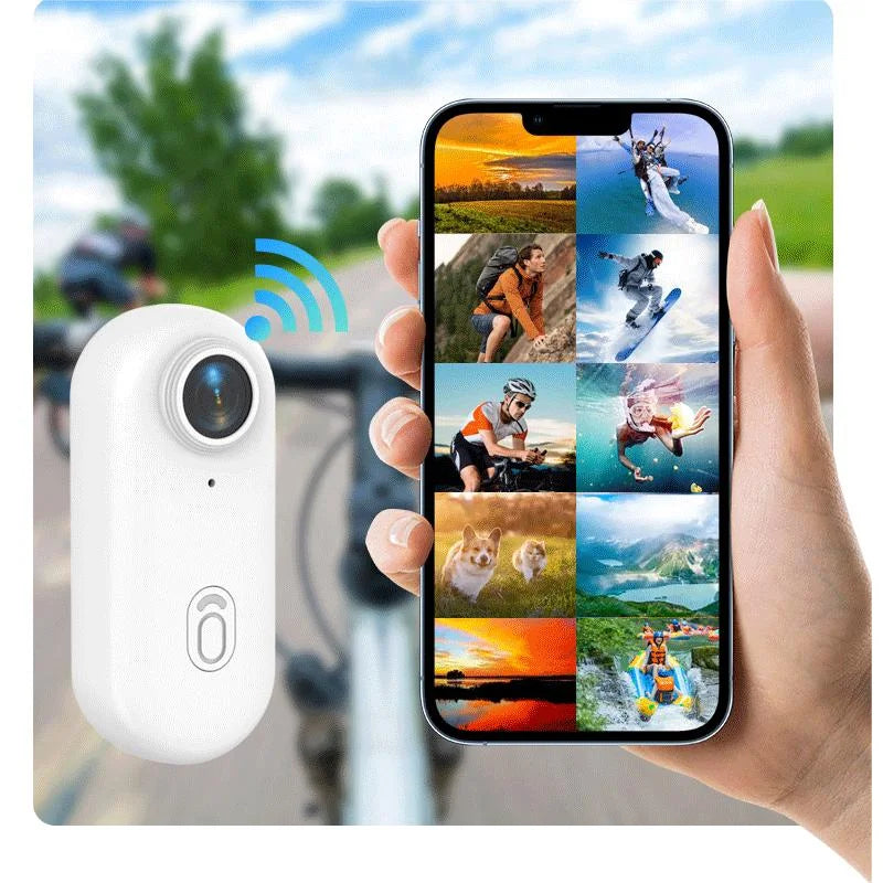 Mini-Kamera 4K JETO H88 – WiFi, Magnetclip, 120 Min. Akkulaufzeit, Sport & Vlog