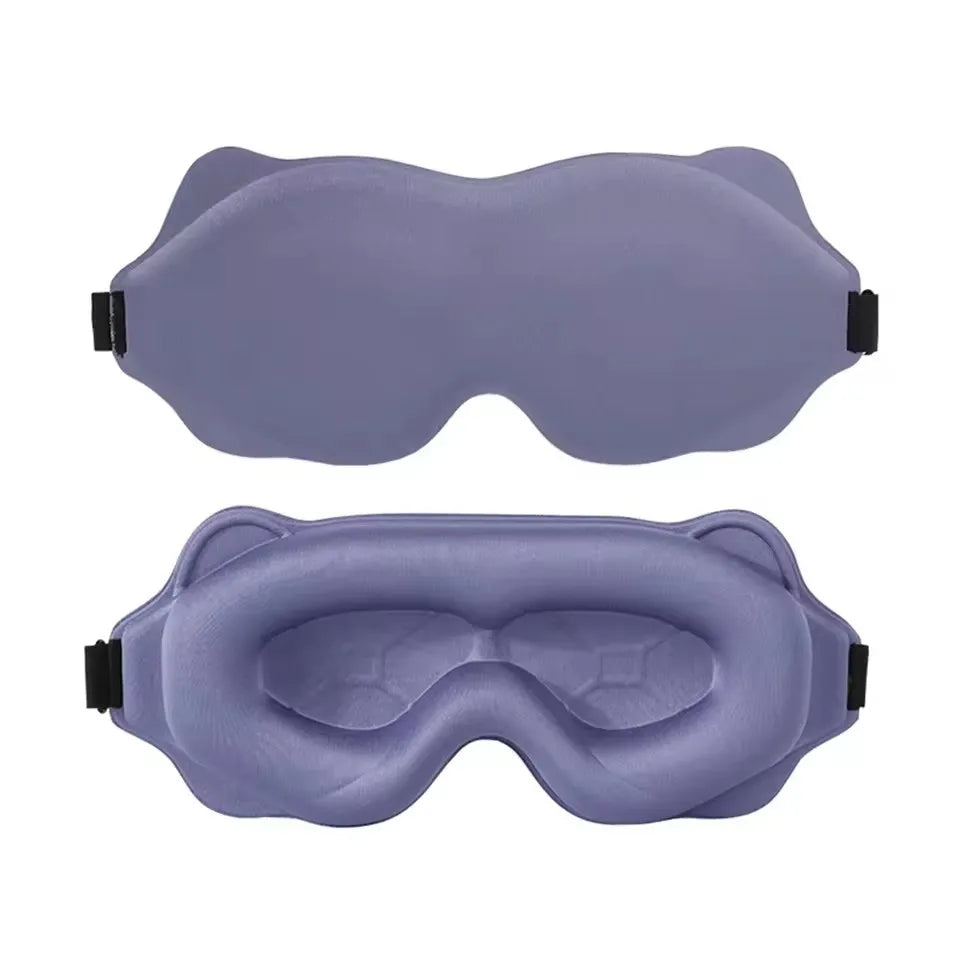 3D Contoured Sleep Mask – 100% Blackout | Zero Pressure | 6 Colors
