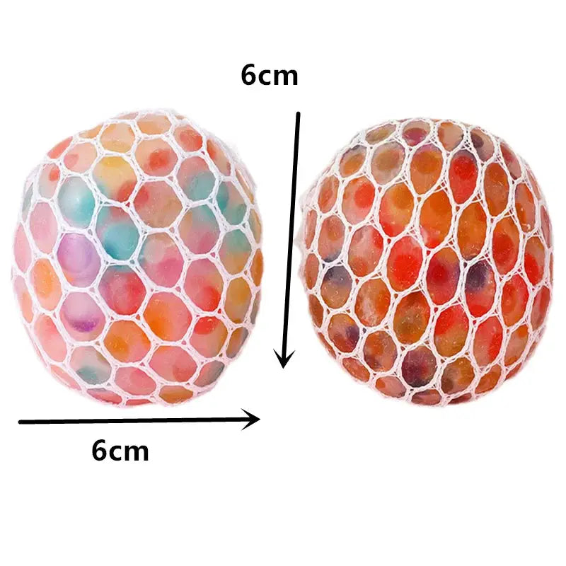 Balle Squishy Anti-stress arc-en-ciel Datgo
