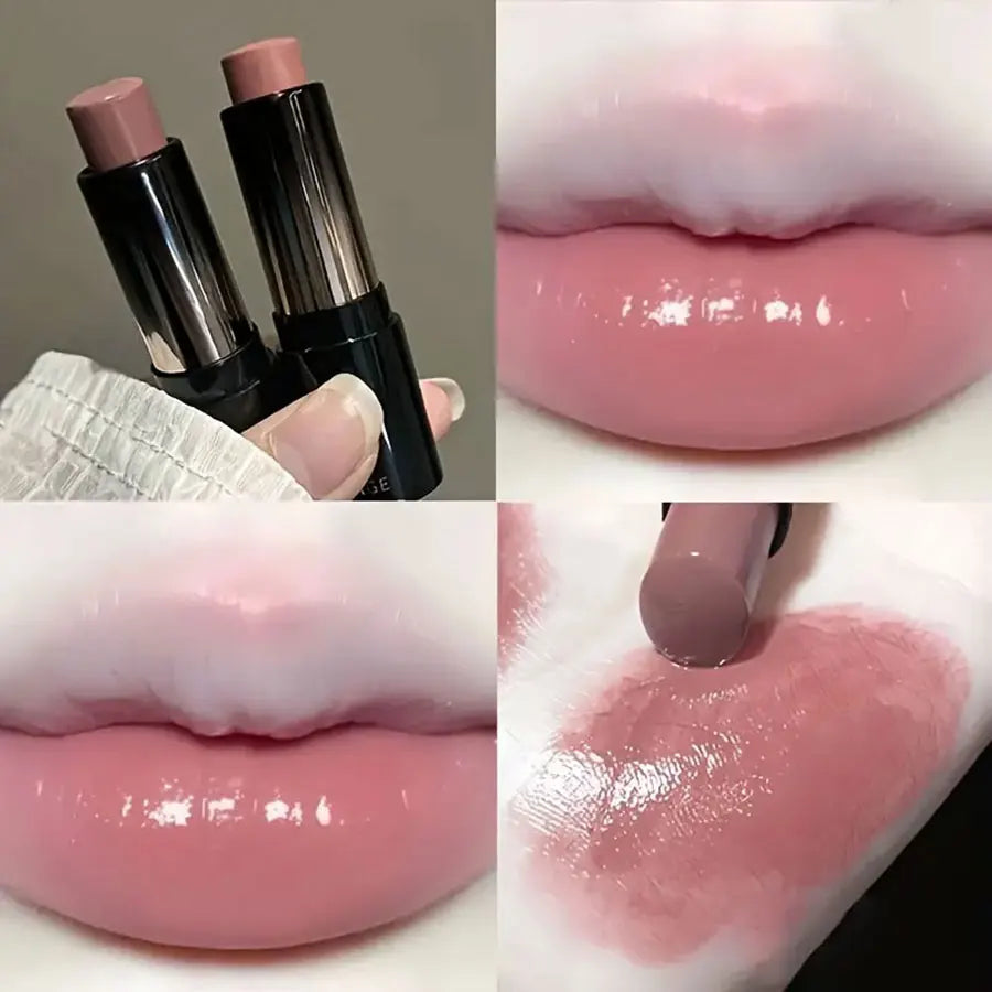 Lipstick red brown lipstick waterproof moisturizing mirror lipstick lip gloss natural long-lasting makeup Valentine's Day gift TechVisio
