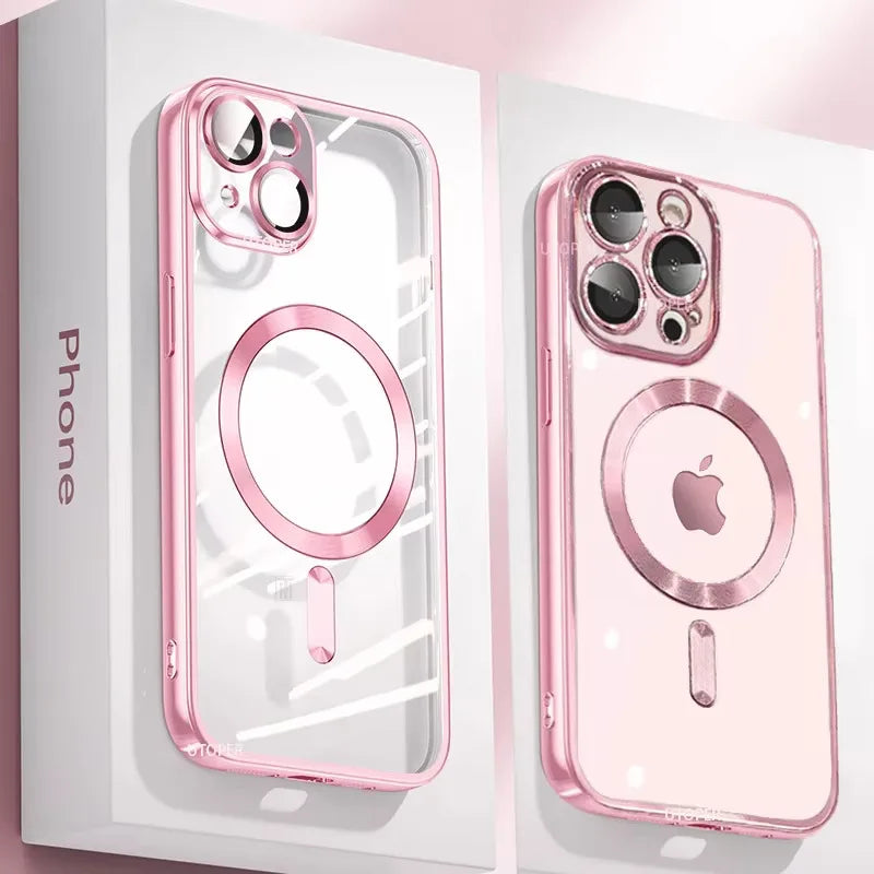 Coque iPhone BYGJMY – Silicone Ultra-Fine | MagSafe | 6 Coloris | 11-16