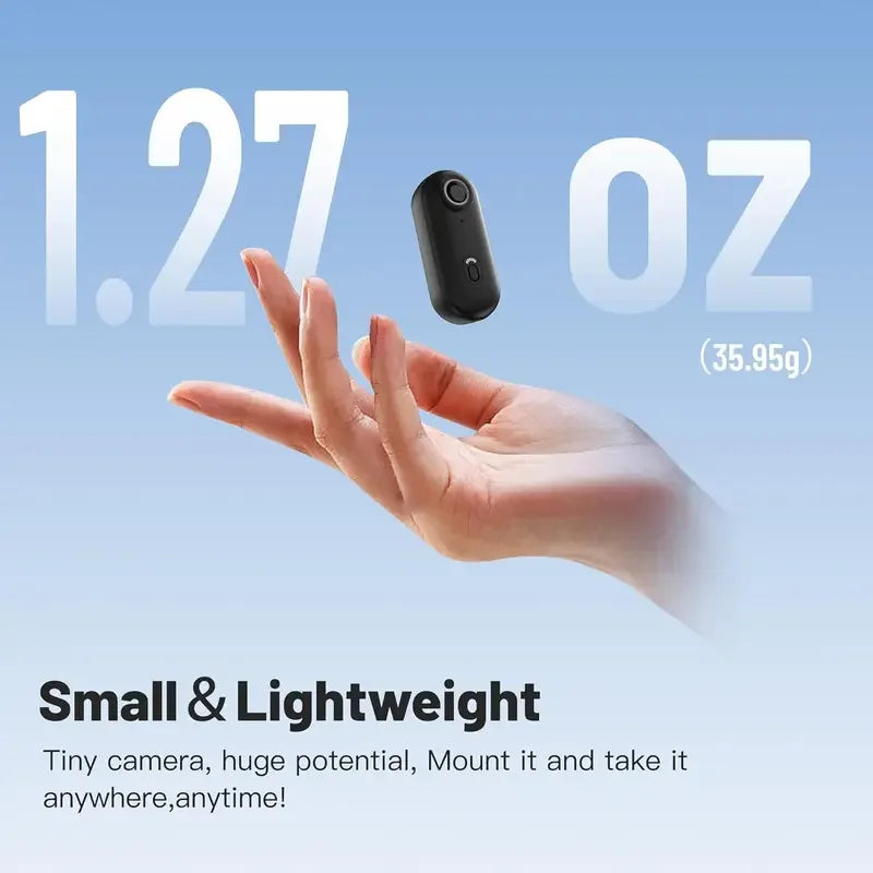 Kaysunlink H88 Mini Bodycam – 4K/1080p, WLAN, Magnetclip, Kopfhörer & Motorrad