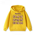 Autumn Winter Cartoon Cute Capybara Print Children's Hooded Hoodies Casual Fashionable Comfortable Boy Girl Sweatshirt Pullover TechVisio