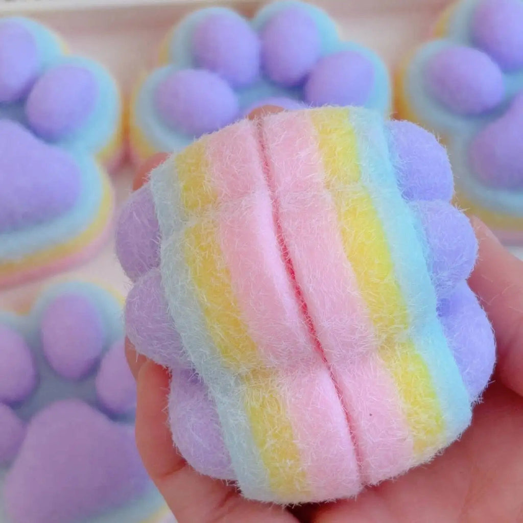 New Cat Paw Mochi Taba Squishy Fidget Toy Cute Cat Paws Toys Slow Rebound Decompression Toy Super Soft Reduce Stress Toy Gifts ﻿ TechVisio