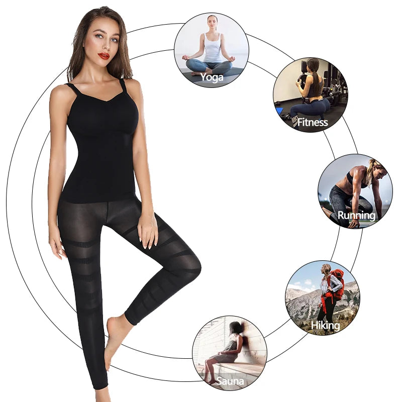 Women Legging High Waist New Leggins Tummy Control Panties Waist Trainer Slimming Pants Body Shaper Thigh Sculpting Slimmer TechVisio
