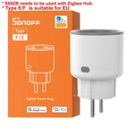 Prise Zigbee SONOFF S60ZBTPF – 16A | Suivi Énergie | Smart Home TechVisio