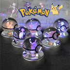 Boule de Cristal Pokémon 3D LED – 36 Personnages, Socle Lumineux, Cadeau TechVisio