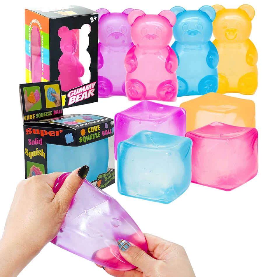 Nice Cube Slow Rising Sensory Fidget Cube Stress Relief Anxiety Sensory Tool for Focus ADHD & Office Desk Calming Gadget TechVisio