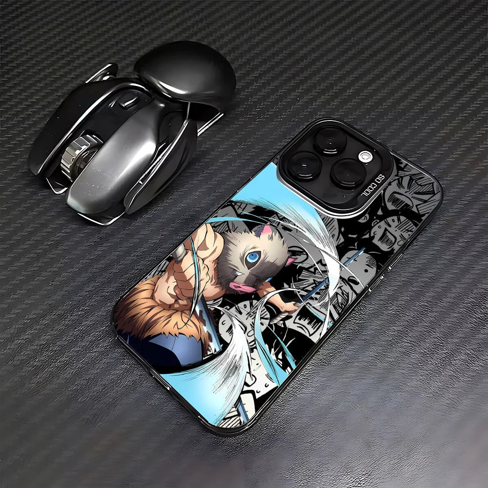 Anime D-Demons Slayers Phone Case for IPhone 16e 16 15 14 13 12 11 Mini Pro Max X XR XSMAX 8 7 Plus Anti Fall Matte Back Cover TechVisio