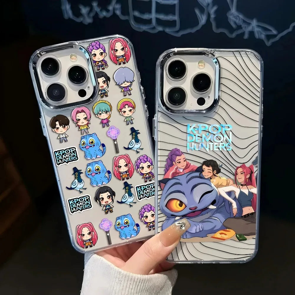Coque iPhone Anime KPop Demon Hunter – Silicone Transparent