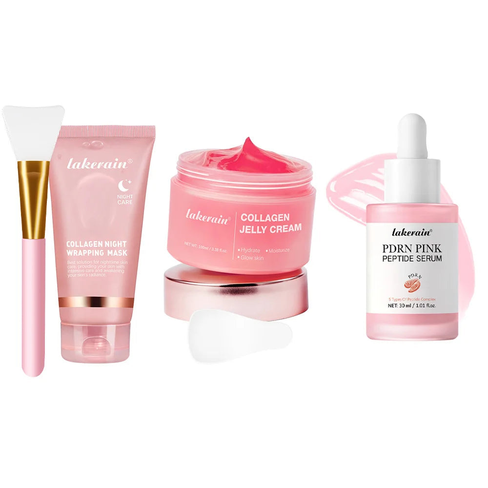 Korean Deep Collagen Mask Peel Off Mask Face Anti Wrinkle Lifting  Skin Care Masks Bio Pack Night Wrapping Woman Overnight Skin TechVisio