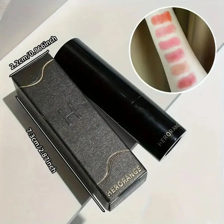 Lipstick red brown lipstick waterproof moisturizing mirror lipstick lip gloss natural long-lasting makeup Valentine's Day gift TechVisio