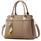 Gusure Luxury Handbag Women Crossbody Bag with tassel hanging Large Capacity Female Shoulder Bags Embroidery Tote Sac A Main TechVisio