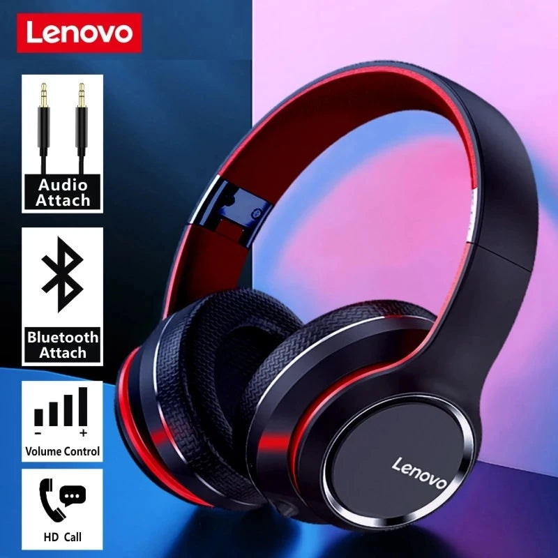 Lenovo HD200 Bluetooth Headset – Wireless, Noise Reduction, Hi-Fi Stereo, Gaming