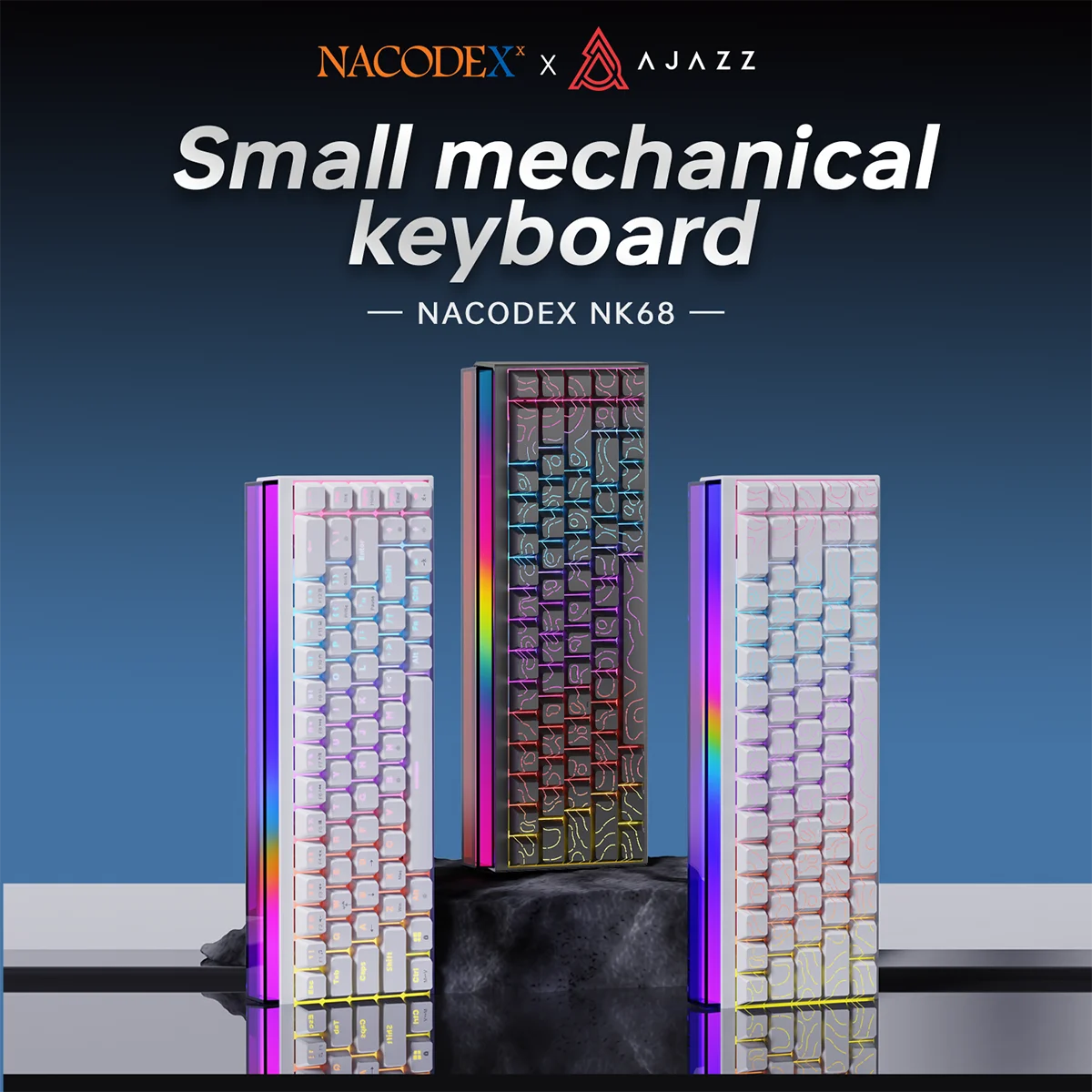 AJAZZ NK68 – 68-Key Hot-Swap RGB Mechanical Keyboard