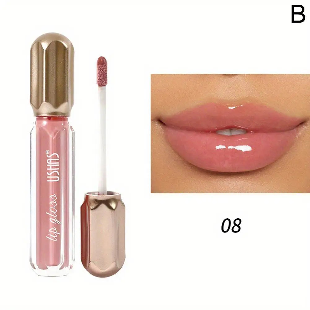 Mirror Pearl Lip Gloss Waterproof Long Lasting Moisturizing Lipstick Shine Glitter Lip Gloss Women Makeup Cosmetic TechVisio