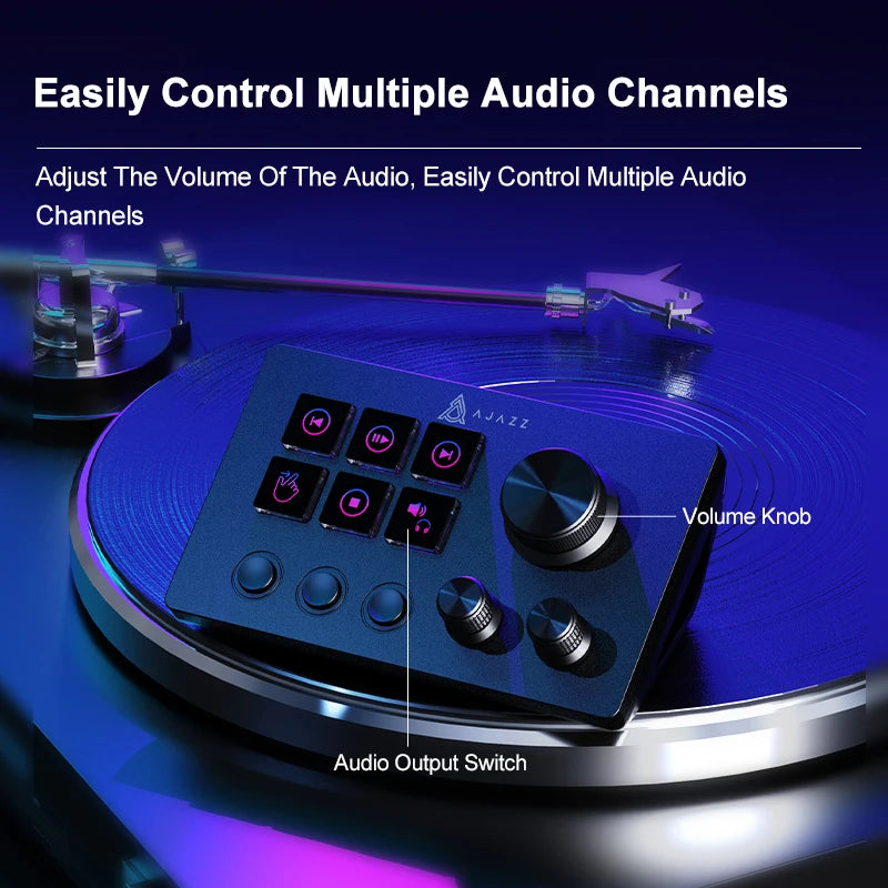 Clavier Macro Programmable Ajazz AKP03E/153E – Mini Console Bureau, Multi-Scénarios