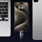 Câble USB-C 240W LED – Charge Rapide | Nylon Tressé | 0,25m à 2m TechVisio