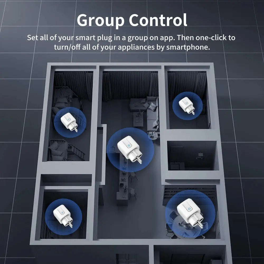 Prise Connectée TNCE Tuya – WiFi/Zigbee 3.0 | 16A/20A | Alexa Google Home TechVisio