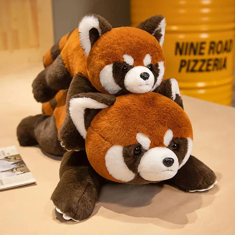 Peluche Panda Roux Réaliste TechVisio