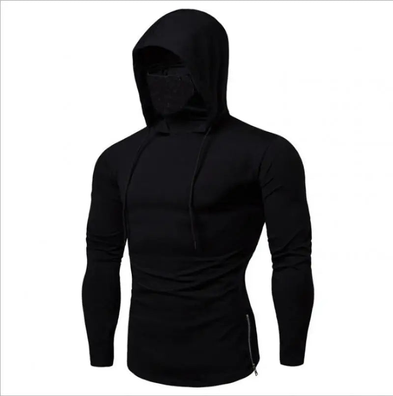 2026 Men Solid Color Hoodies Autumn Leisure Fitness Sweatshirt Men's Thin Sweater Hooded Long-Sleeved Hoodie M-5XL TechVisio