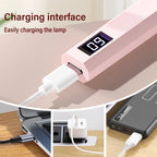YIKOOLIN Convenient Rechargeable Nail Dryer UV LED Handheld Lamp Fast Curing All Gel Polish Mini Manicure Tool USB Portable Ligh TechVisio