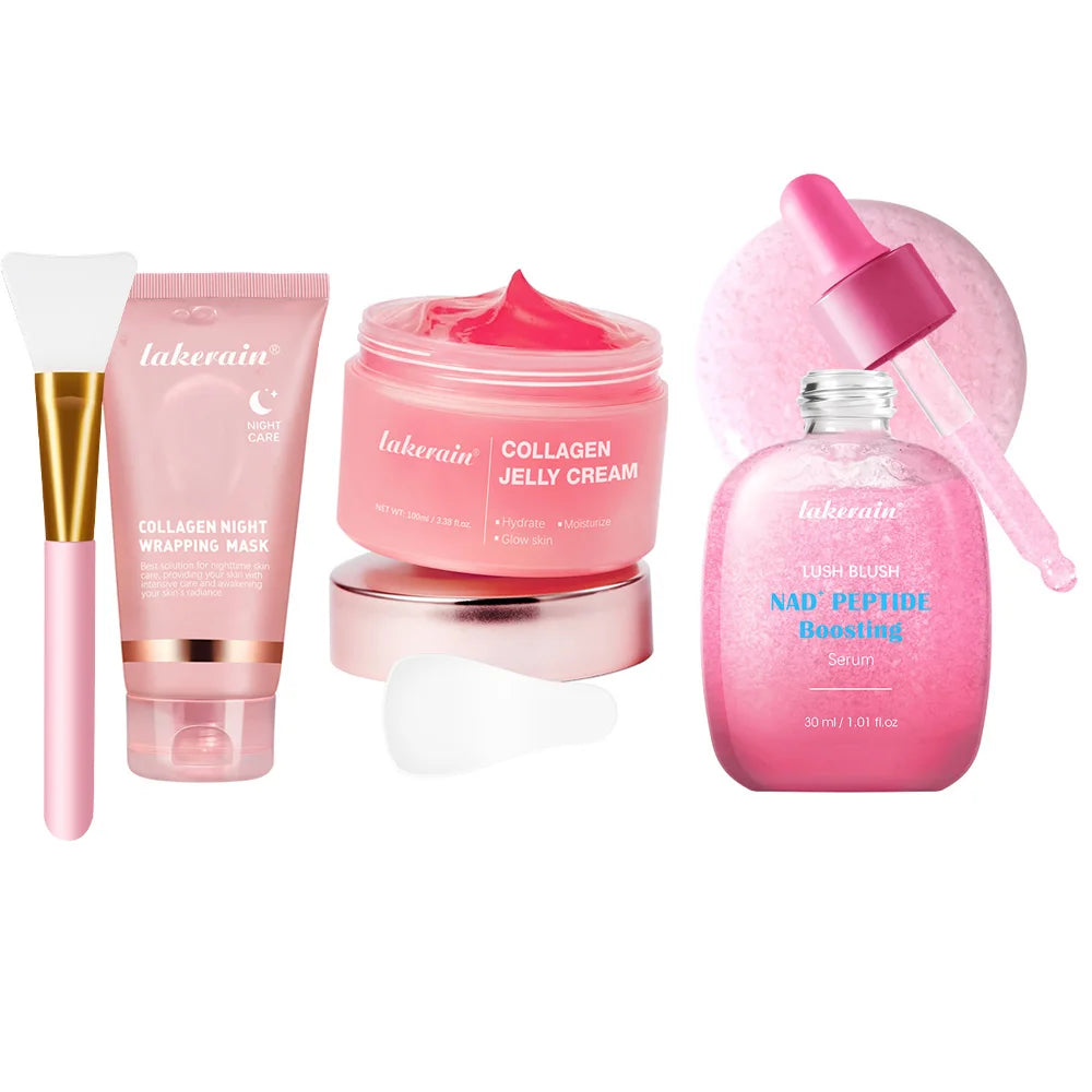 Korean Deep Collagen Mask Peel Off Mask Face Anti Wrinkle Lifting  Skin Care Masks Bio Pack Night Wrapping Woman Overnight Skin TechVisio